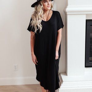 Black Midi Dress